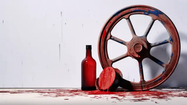 Krwawiąca Felga Claxon - środek do mycia felg