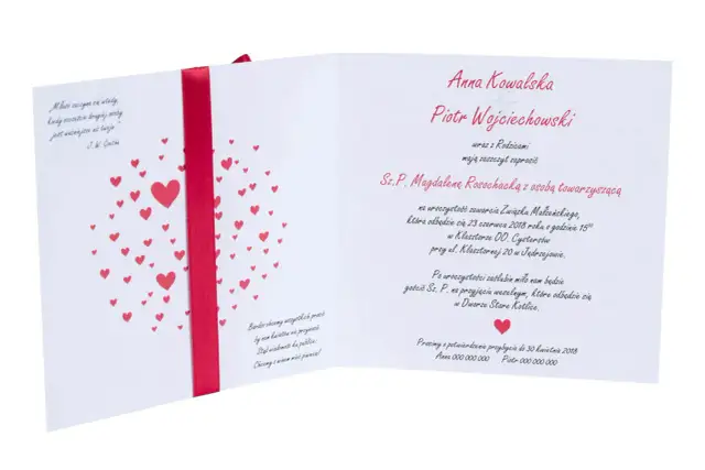 Jak wypisać zaproszenia ślubne z osobą towarzyszącą i dzieckiem w prosty sposób