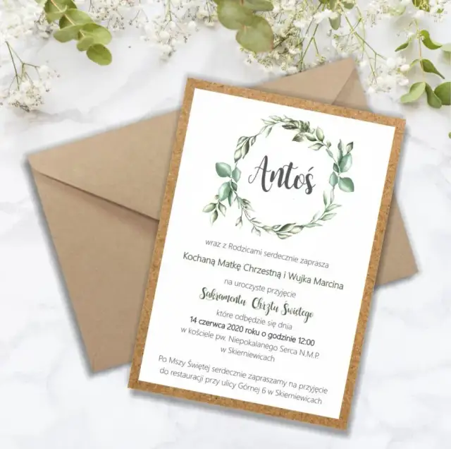 Jak napisać zaproszenie na chrzest dla Matki Chrzestnej? Wzory