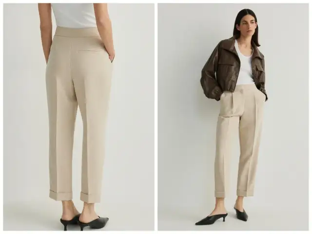 Beżowe spodnie: 50+ stylizacji na każdą okazję (2025)