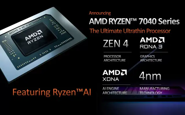 Procesor AMD Ryzen 7040 z grafiką AMD Radeon 780M, architekturą Zen 4 i RDNA 3.