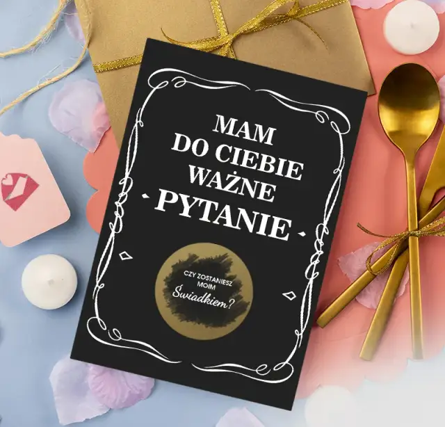 Zaskocz swoją świadkową - wyjątkowe zdrapki na wesele