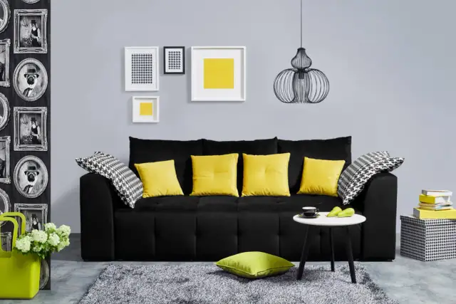 Jakie zasłony do czarnej kanapy – stwórz elegancką przestrzeń bez wysiłku