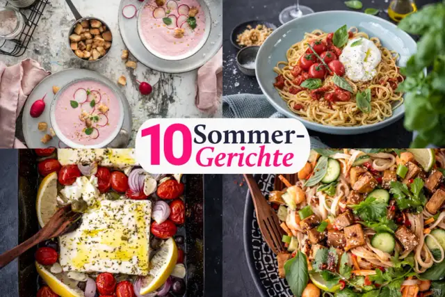 Leichte Sommer-Hauptgerichte: Blitzschnelle Rezepte für heiße Tage