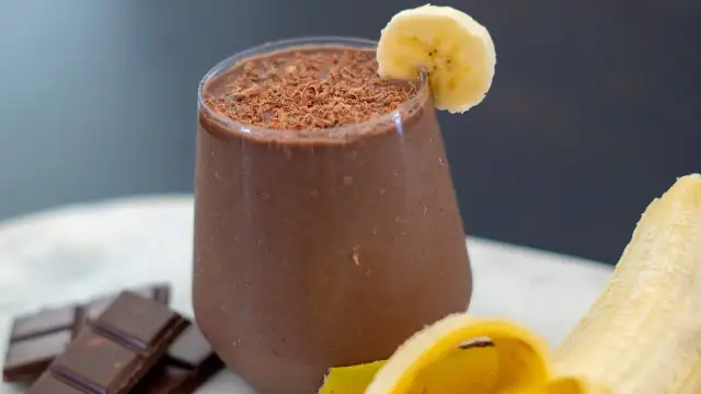 Batido de chocolate y plátano: El secreto de la cremosidad