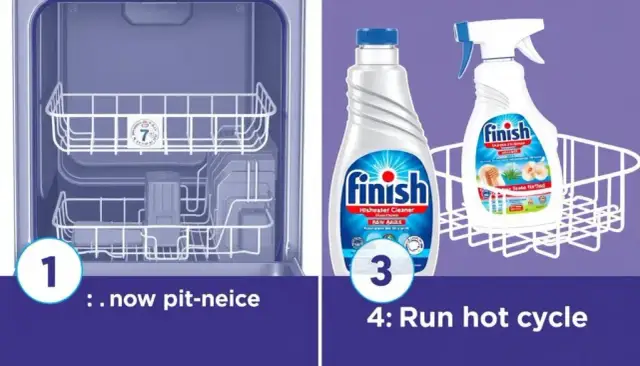 Jak używać płynu Finish do czyszczenia zmywarki? Instrukcja krok po kroku