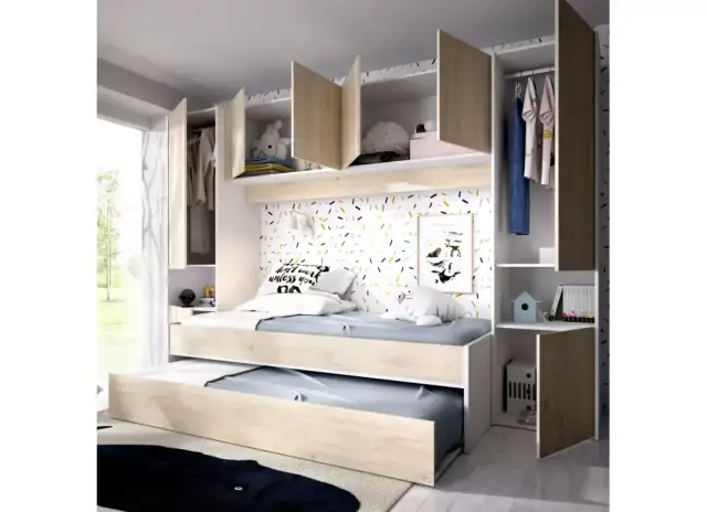 Dormitorios puente juveniles: la guía para maximizar el espacio