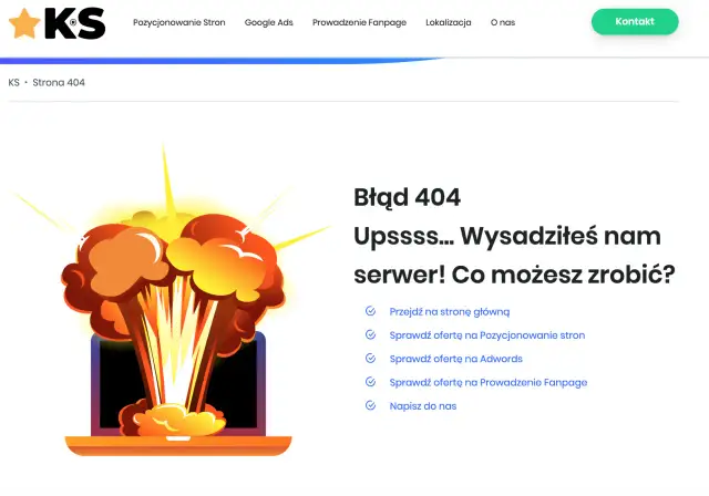 Strona 404 - Problem czy szansa dla Twojej witryny i SEO?