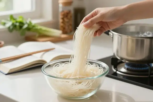 Jak zrobić idealny makaron ryżowy? Sekret sprężystości bez sklejania