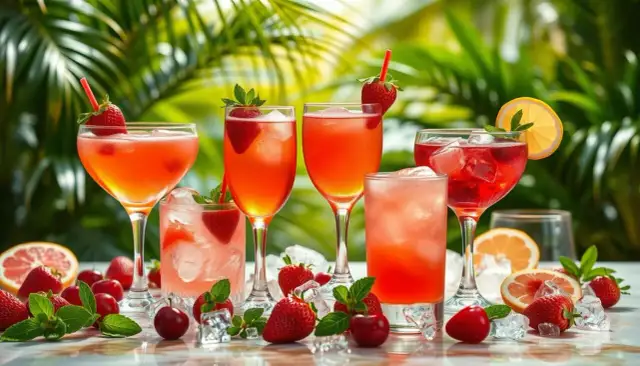 Orzeźwiające drinki z syropem arbuzowym na każdą okazję