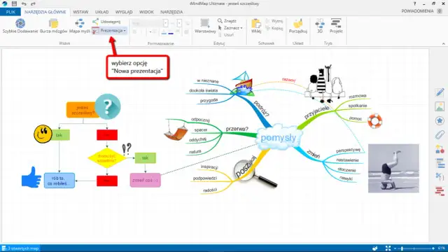 Jak zrobić mapę myśli w PowerPoint - proste kroki na każdą prezentację