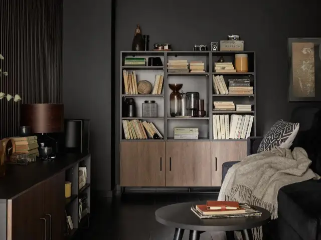 Ciemne meble a kolor ścian: Jak stworzyć idealne wnętrze?