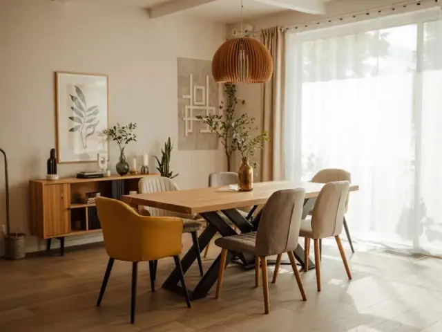 Krzesła do dębowego stołu: Jak stworzyć modną i spójną jadalnię?