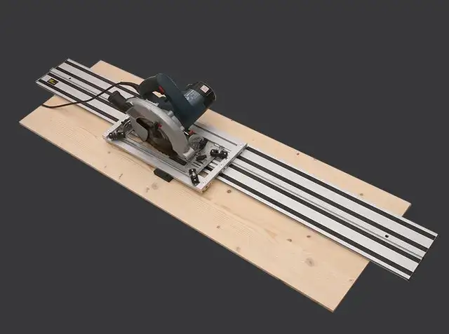 Pilarka tarczowa z szyną prowadzącą: precyzyjne cięcie w domu