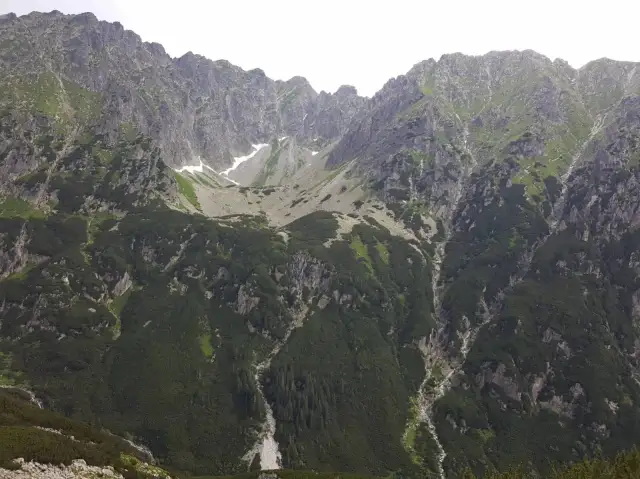 Szlak do Doliny Pięciu Stawów na dokładnej mapie - wszystkie trasy piesze