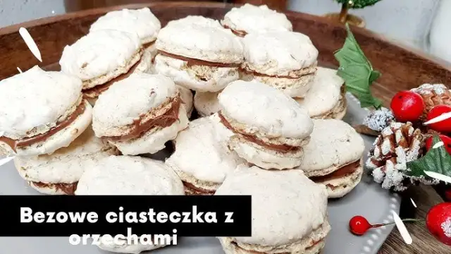 Ciasteczka bezowe z orzechami - Chrupiące łakocie, które musisz spróbować