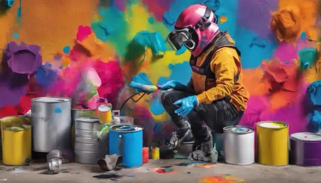 Malowanie sprayem na ścianie: Poradnik krok po kroku i efekty