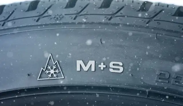 Jak rozpoznać opony wielosezonowe? Symbol 3PMSF i M+S