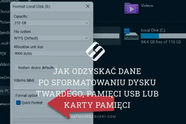 Pendrive prosi o format? Odzyskaj dane! Poradnik krok po kroku