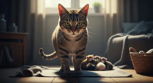 Czy kocur może zagryźć małe kotki? Poznaj niebezpieczeństwa i instynkty