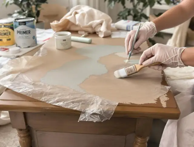 Jak pomalować stół lakierowany - uniknij najczęstszych błędów