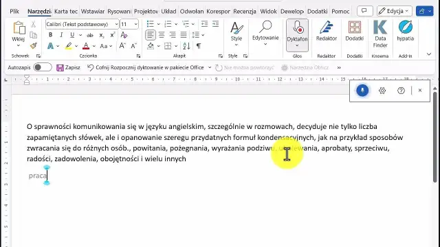 Jak włączyć pisanie głosowe w Word i uniknąć problemów z mikrofonem
