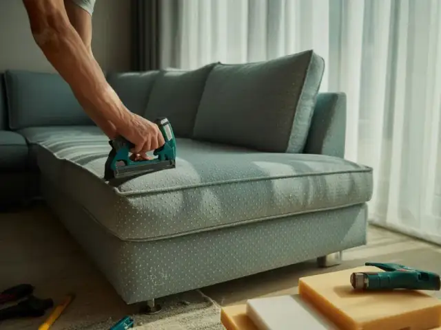 Jak obić kanapę – proste kroki, aby odnowić mebel bez kosztów