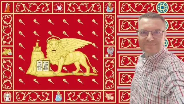 Flaga Wenecji: Złoty Lew i karmazynowe tło co oznaczają?