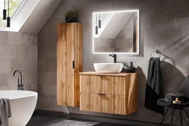 Drewno w łazience: Blat, który przetrwa wilgoć? Sprawdź!