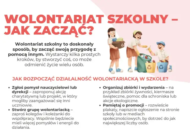 Wolontariat szkolny: Jak zacząć i jakie korzyści odnieść?