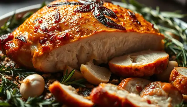 Idealna temperatura pieczenia udźca z indyka, aby uniknąć suchego mięsa