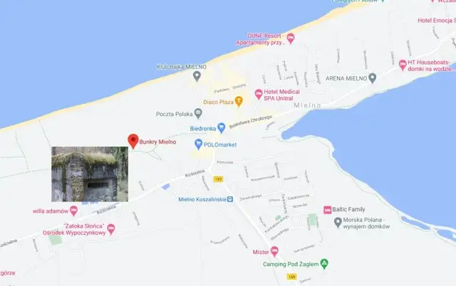 Gdzie leży Mielno mapa - odkryj jego lokalizację i atrakcje w okolicy