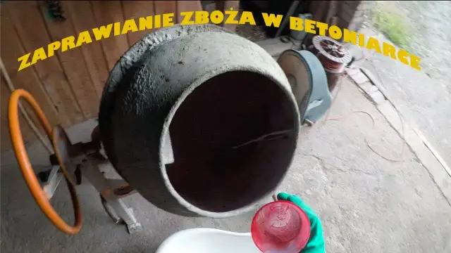 Jak zaprawić zboże w betoniarce - uniknij najczęstszych błędów
