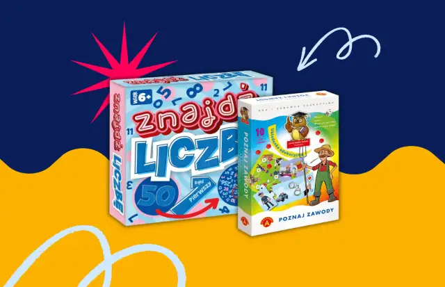 Darmowe gry edukacyjne dla dzieci: "Znajdź Liczbę" i "Poznaj Zawody" rozwijają umiejętności matematyczne i wiedzę o świecie.