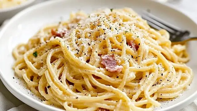 Ein einfaches Rezept für Spaghetti Carbonara, das begeistert