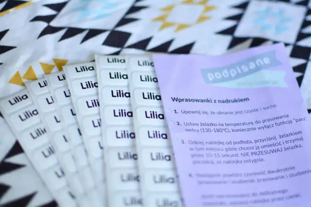 Ubranka do przedszkola: jak podpisać, by nigdy się nie gubiły?