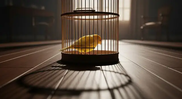 Dlaczego kanarek siedzi na dnie klatki? Objawy chorób i stresu