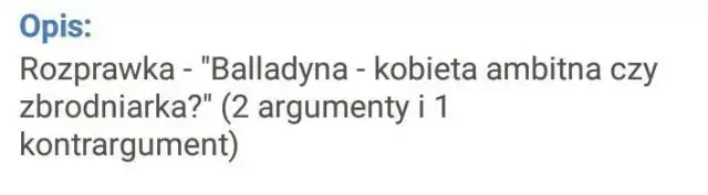 Balladyna kobietą ambitną czy zbrodniarką? Analiza postaci w dramacie