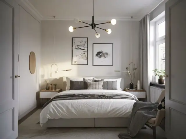 Jaki żyrandol do małej sypialni? Proporcje, styl i modne triki