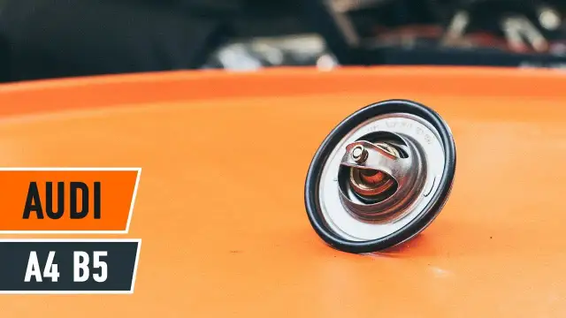 Gdzie jest termostat w Audi A4 B5 1.8 benzyna? Oto ważne informacje