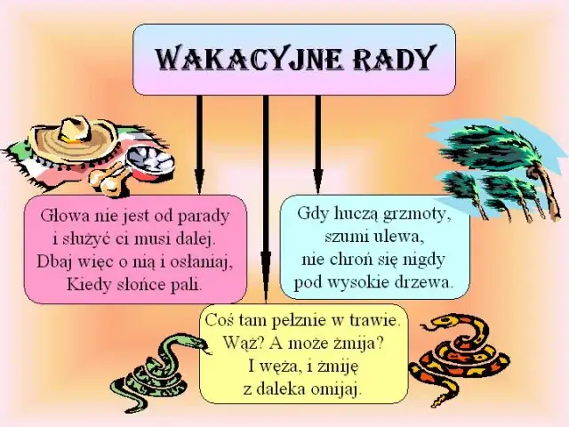 Wakacyjne rady wiersz: jak cieszyć się latem bezpiecznie i mądrze