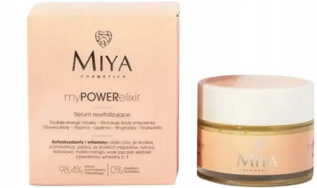Serum rewitalizujące myPOWERelixir Miya Cosmetics - skład i działanie