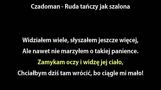 Tekst piosenki ruda tańczy jak szalona – odkryj jej głębię i emocje