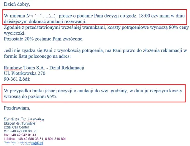 Jak napisać odwołanie od decyzji biura podróży, aby je uzyskać?