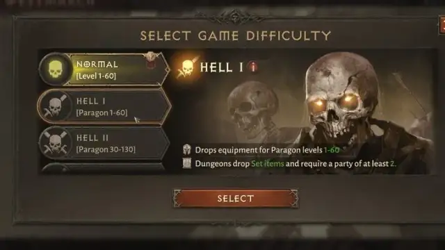 Diablo Immortal: Jak zmienić poziom trudności? Piekło i Inferno