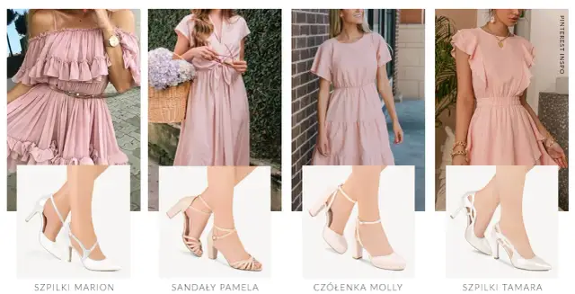 Pudrowa sukienka na wesele: Jakie buty? Uniknij modowej wpadki!