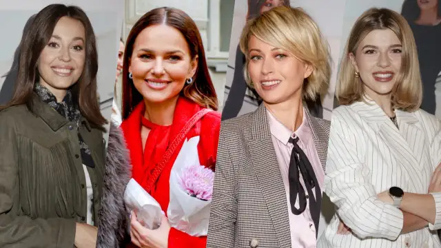 Cztery kobiety w eleganckich stylizacjach. Zastanawiamy się, kto ubiera prowadzących w programie "Koło fortuny".