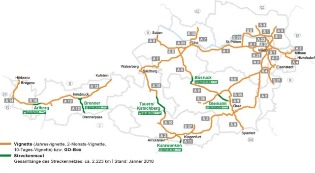 Wiedeń samochodem: najlepsza trasa, koszty, winiety, parking P+R