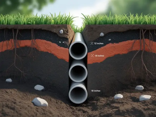 Jak głęboko zakopać rury drenażowe, aby uniknąć problemów z wodą?