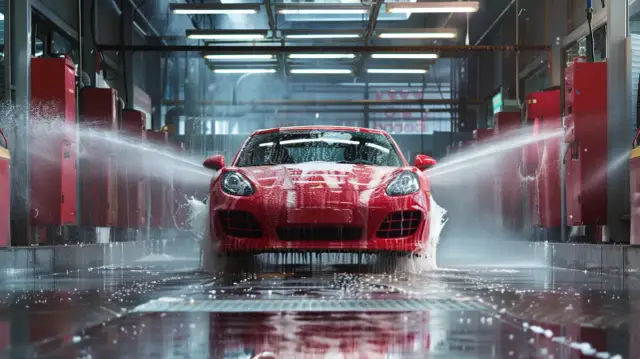 Jak myć samochód na myjni bezdotykowej? Skuteczne metody, porady